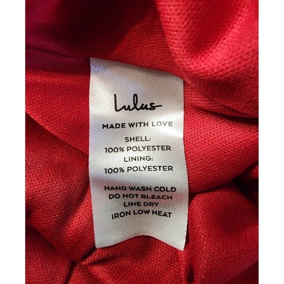 Size Medium LULUS Cause for Commotion Red Pleated Bustier Maxi Dress - Picture 9 of 9